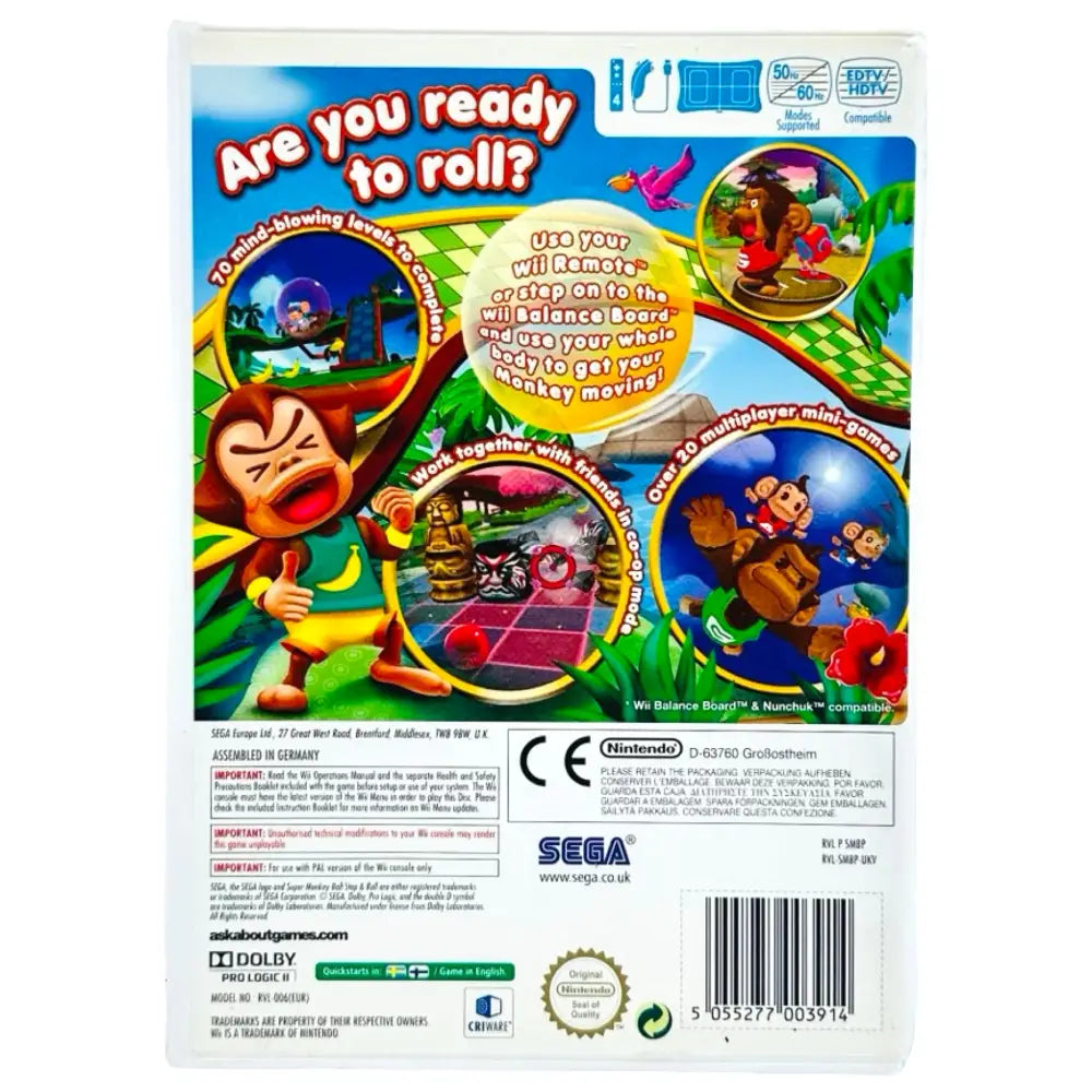 Super Monkey Ball: Step & Roll - Nintendo Wii Spill - Spill