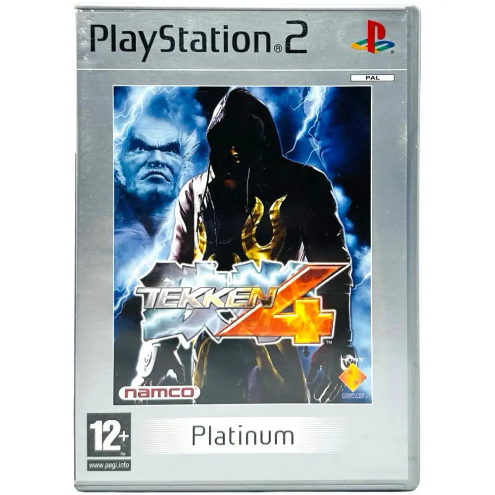 Tekken 4 - PlayStation 2 (PS2) Spill - Cover - Manual - Spill/Disk / Platinum - Spill