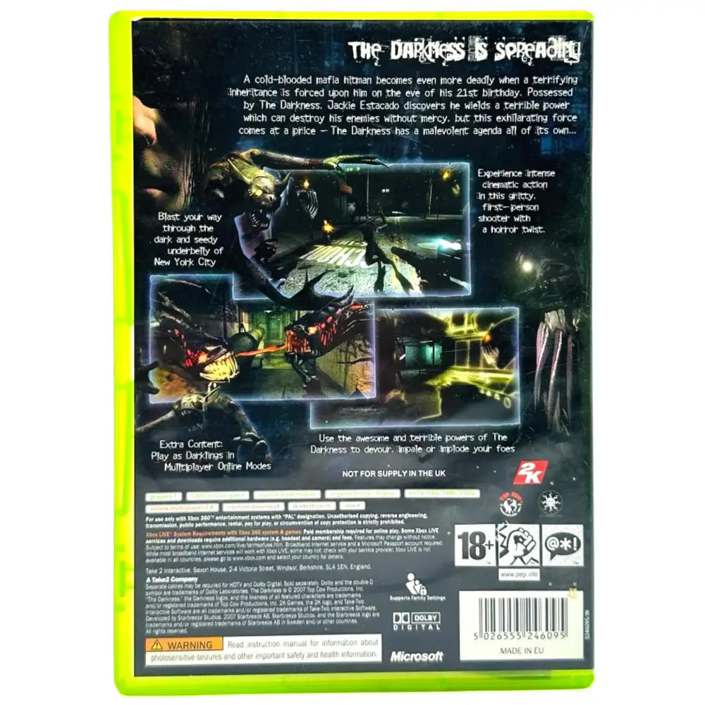 The Darkness - Xbox 360 Spill - Spill