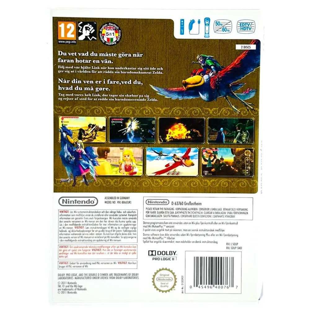 The Legend of Zelda: Skyward Sword - Nintendo Wii Spill