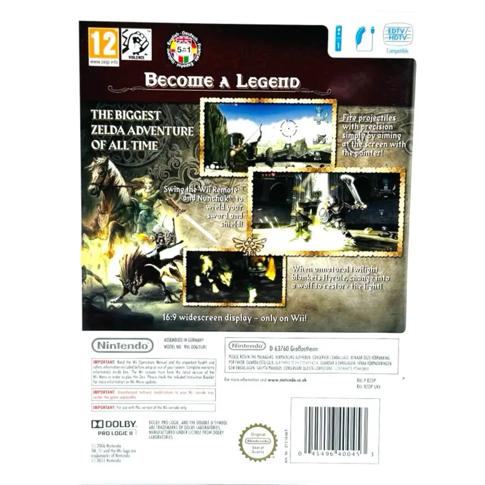 The Legend of Zelda: Twilight Princess - Nintendo Wii Spill