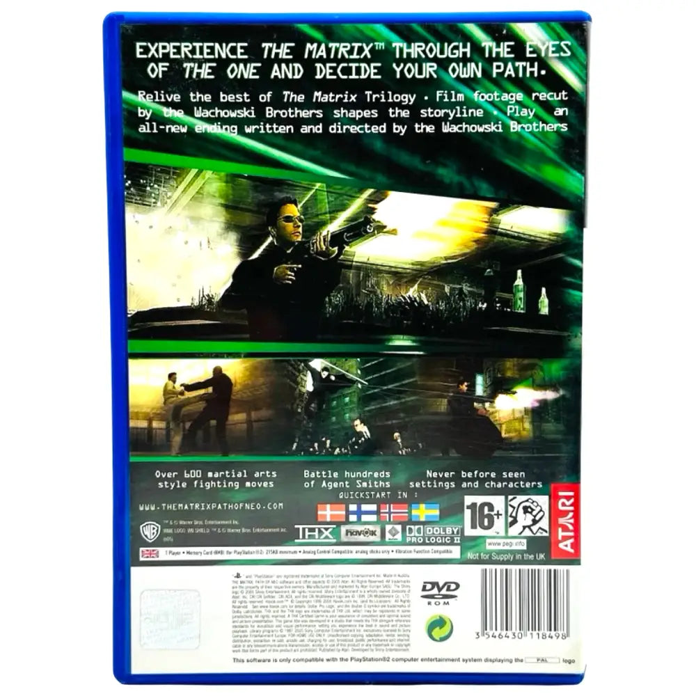 Jeu PlayStation 2 matrix path of neo : Achat occasion | Jeux vidéo 15 Très bon état PS5 Jeu PlayStation 2 matrix path of neo : Achat occasion | Jeux vidéo 15 Très bon état PS5