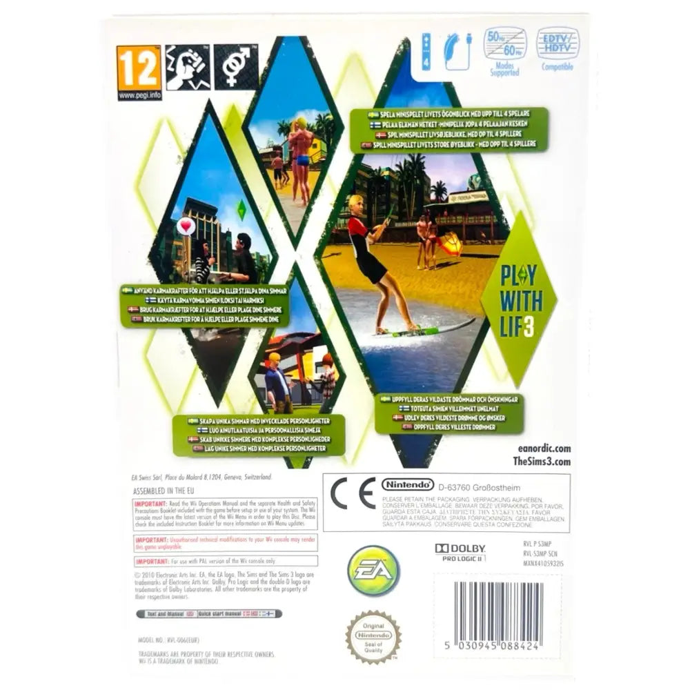 The Sims 3 - Nintendo Wii Spill