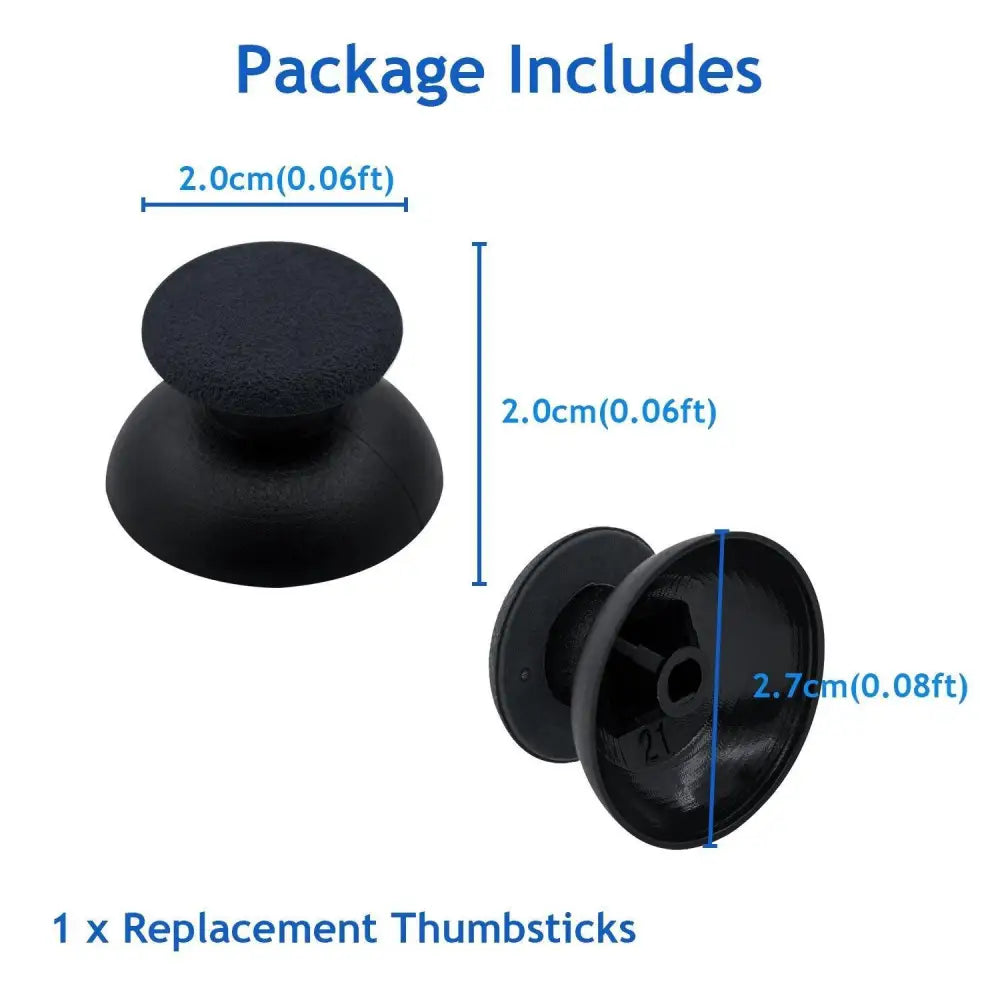 Thumb Cap til PS1/PS2 kontroller - Sort - RetroGaming.No
