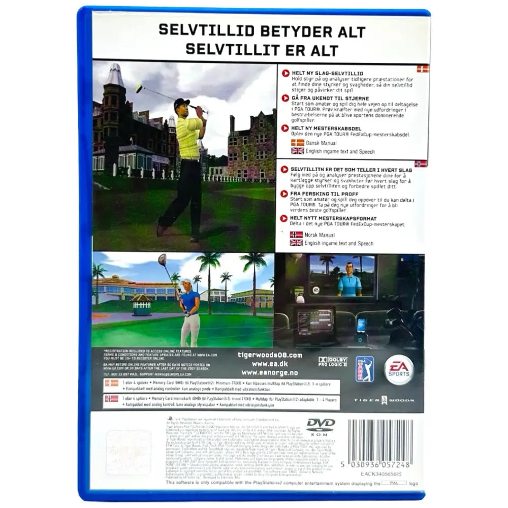 PS2: Tiger Woods PGA Tour 08 - RetroGaming.no