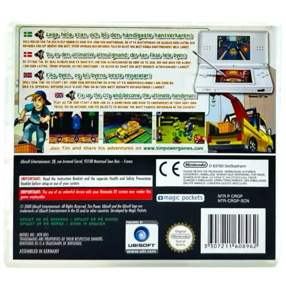 Tim Power Handyman - Nintendo DS Spill