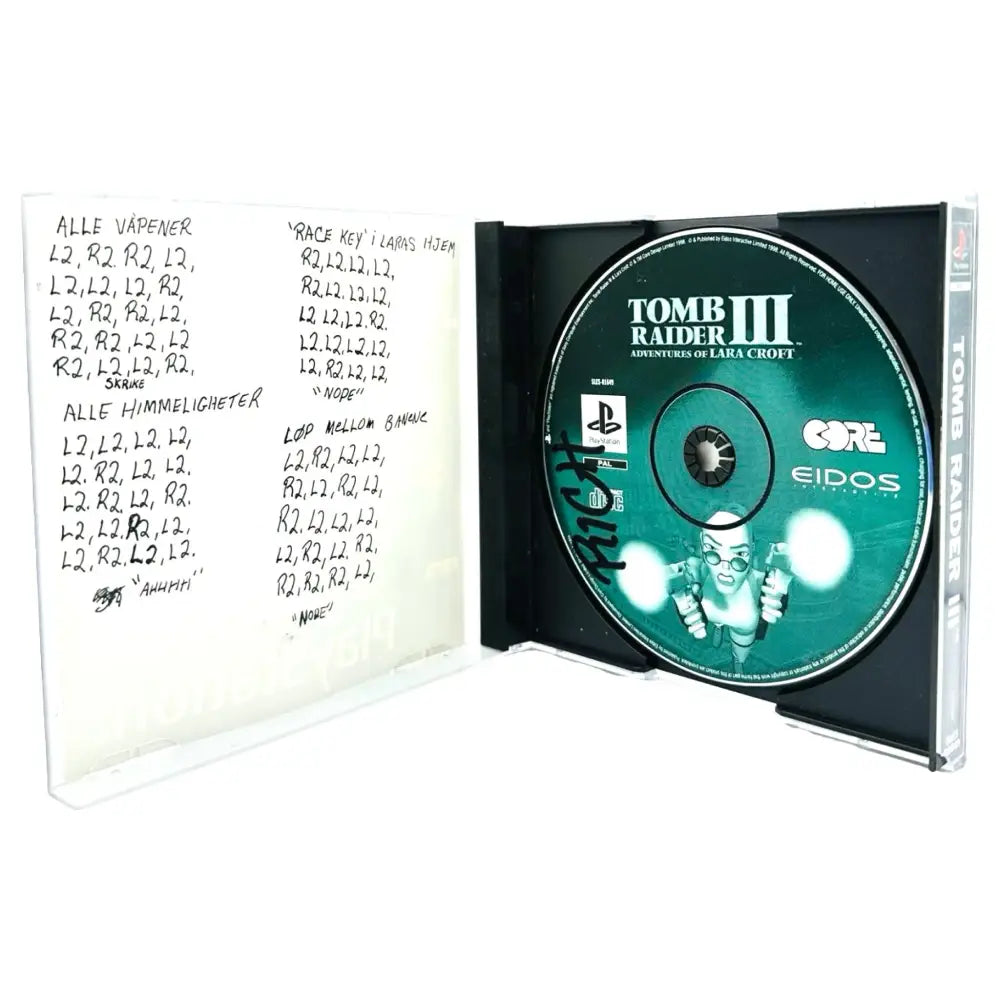 Tomb Raider III - PlayStation 1 (PS1) Spill - Spill