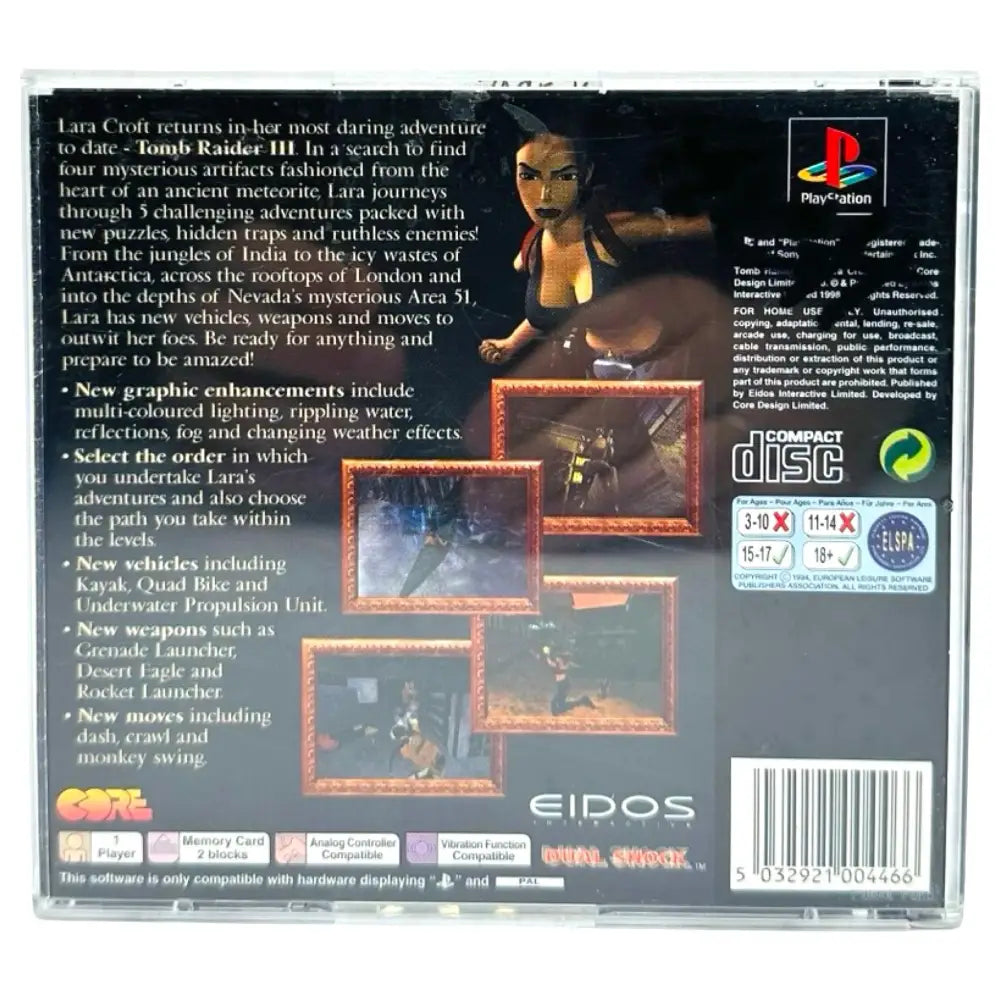 Tomb Raider III - PlayStation 1 (PS1) Spill - Spill
