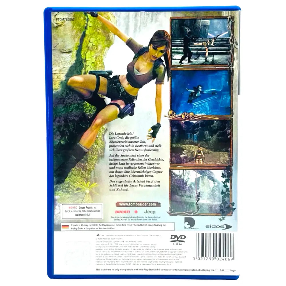 Tomb Raider Legend (Tysk) - PlayStation 2 (PS2) Spill