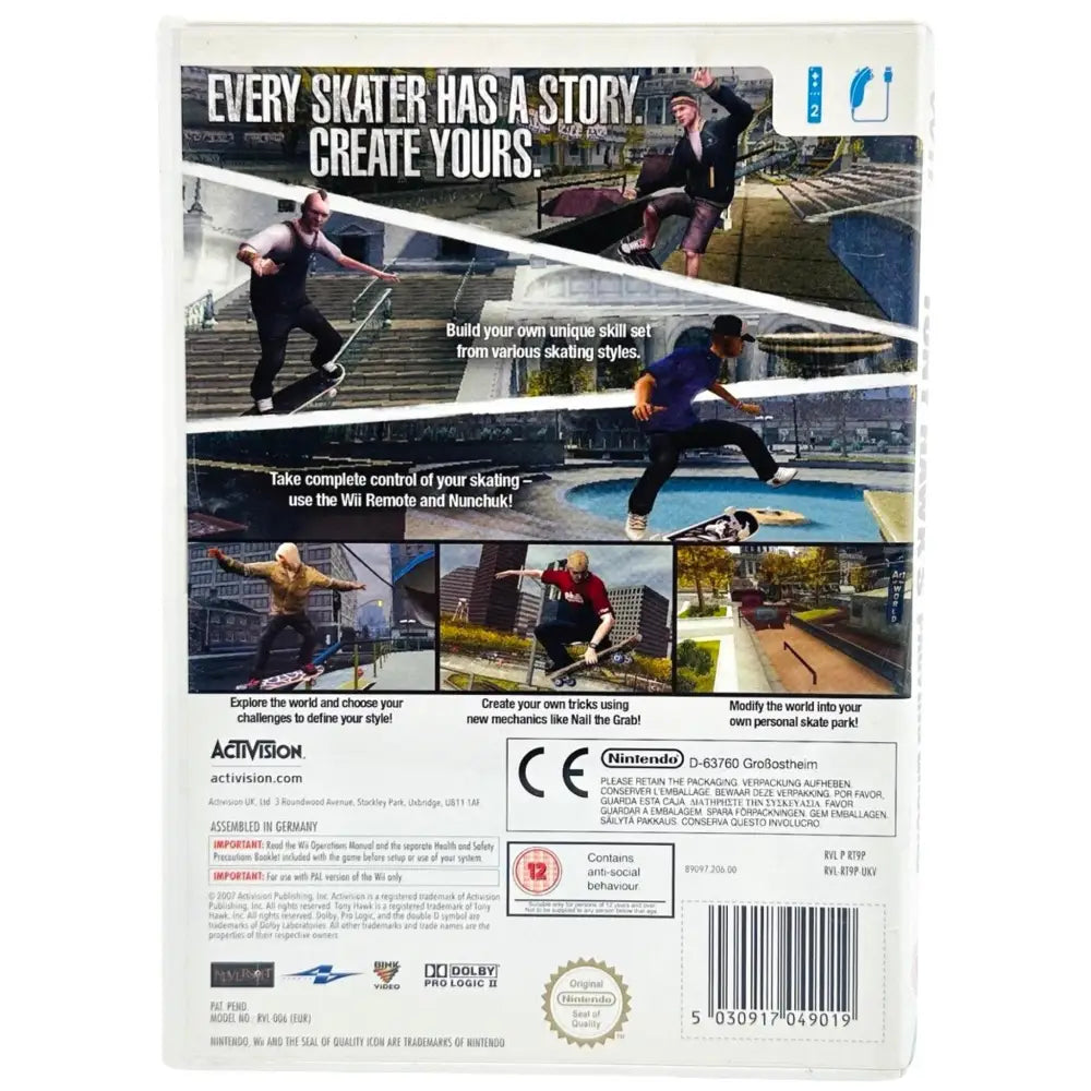Tony Hawk’s Proving Ground - Nintendo Wii Spill