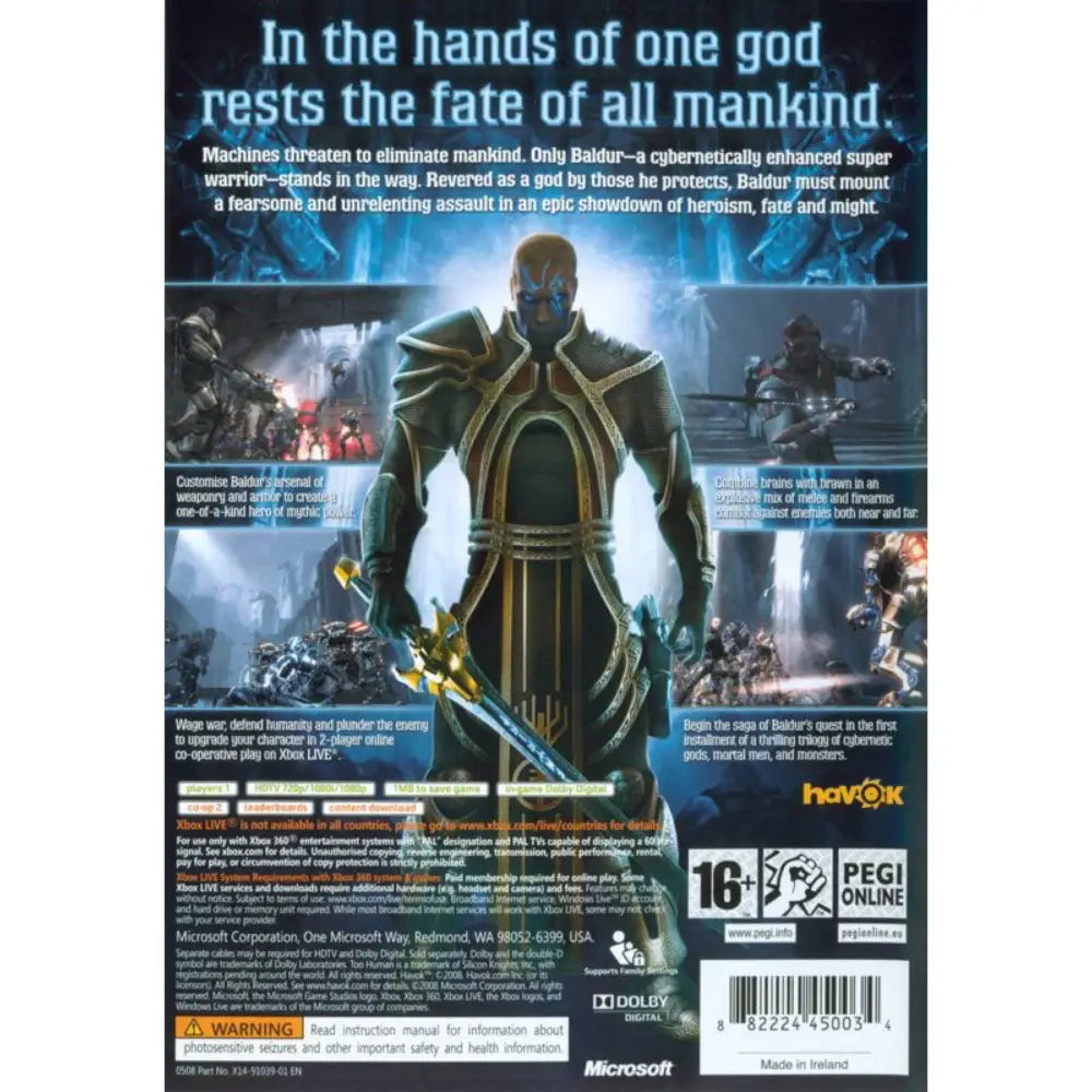 Too Human - Xbox 360 Spill