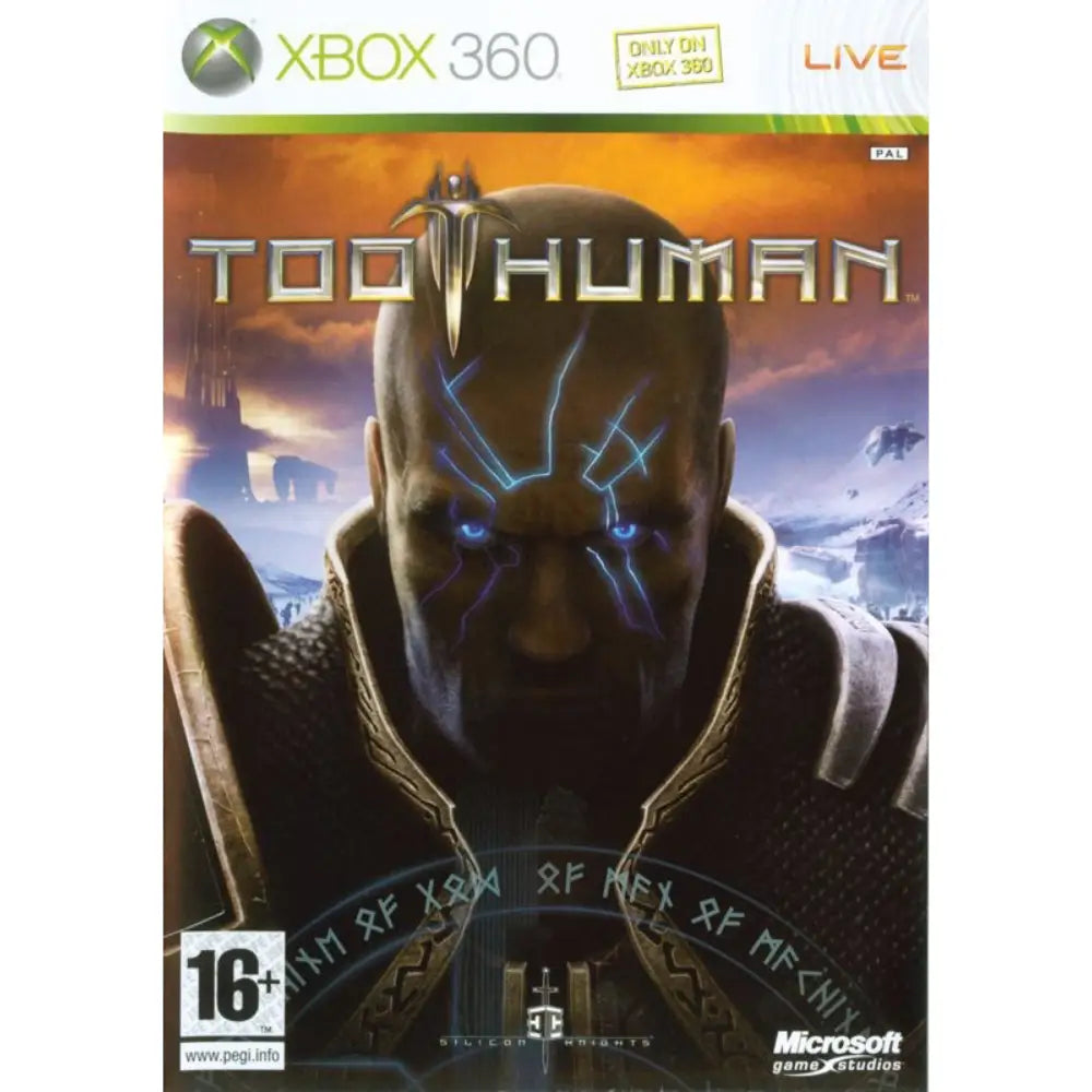 Too Human - Xbox 360 Spill - Cover - Manual - Spill/Disk