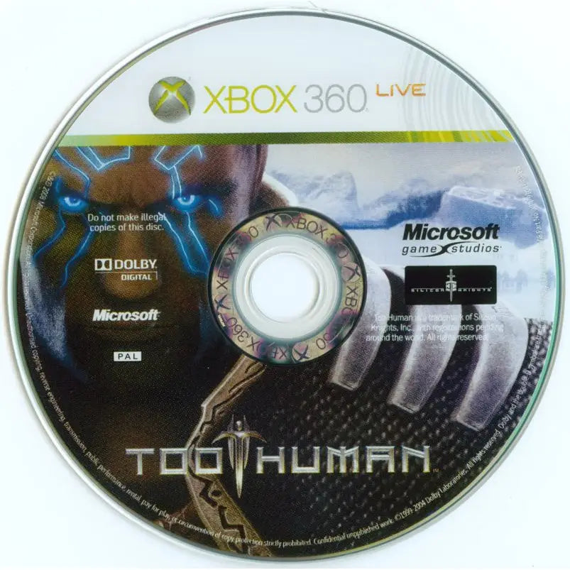 Too Human - Xbox 360 Spill - Kun Spill/Disk