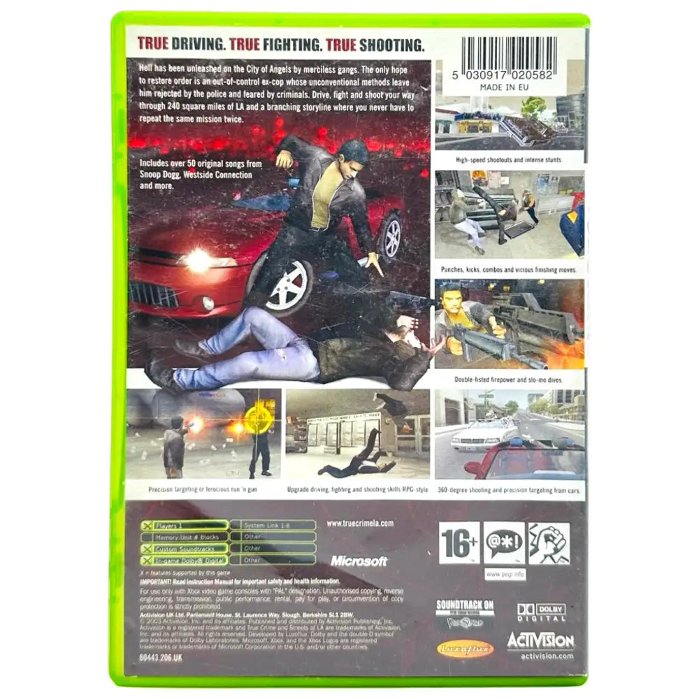 True Crime: Streets Of LA - Xbox spill - Spill