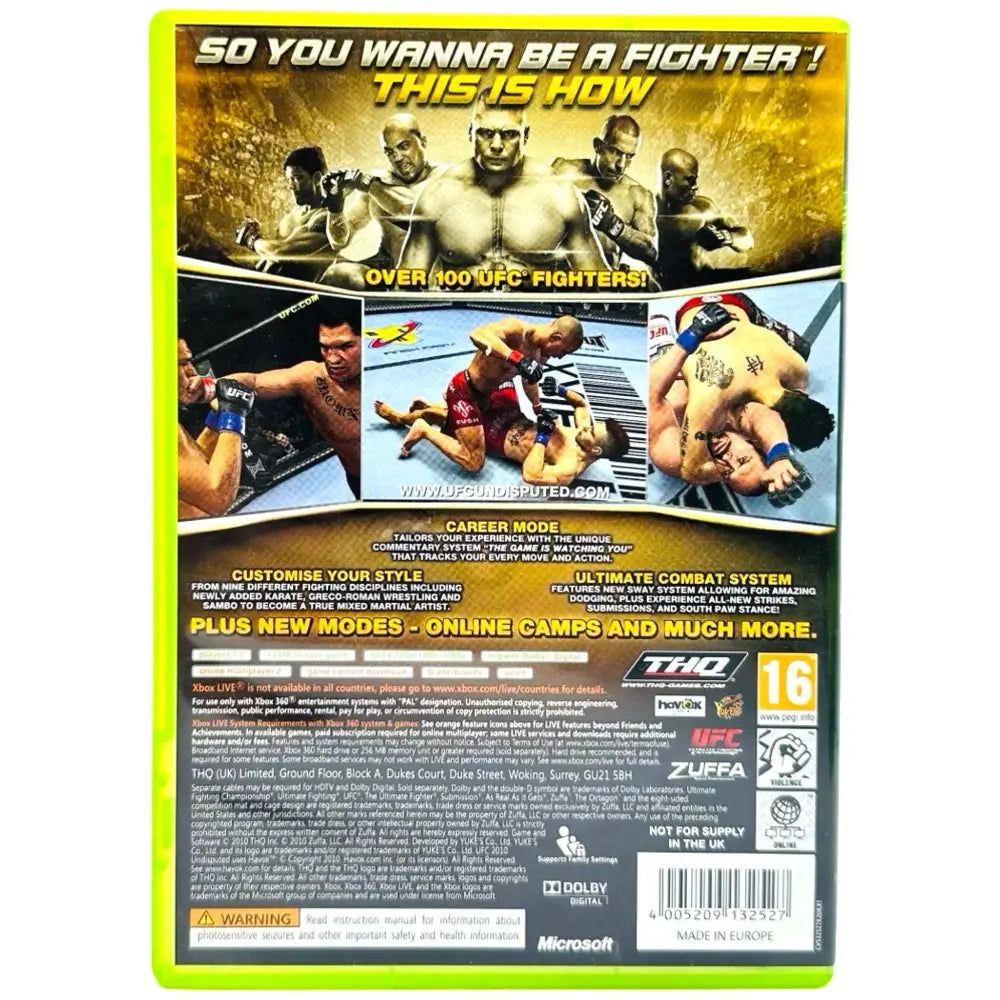 UFC Undisputed 2010 - Xbox 360 Spill - Spill