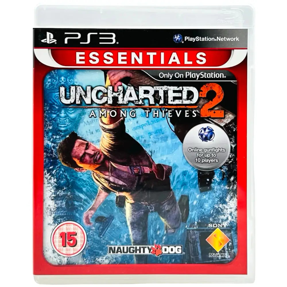 Uncharted 2: Among Thieves - PlayStation 3 (PS3) Spill - Essentials / Cover - Manual - Spill/Disk