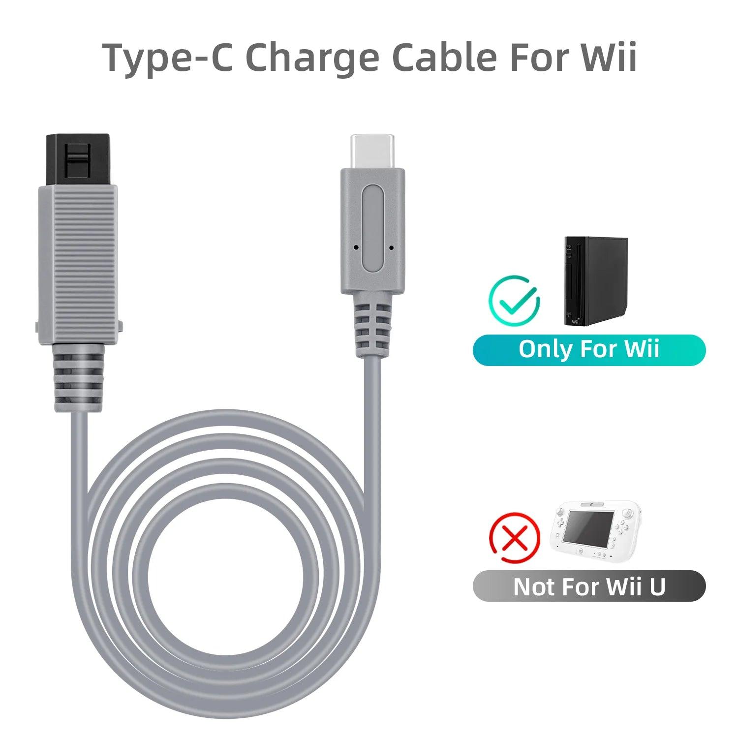 USB-C Strømkabel for Nintendo Wii - RetroGaming.no