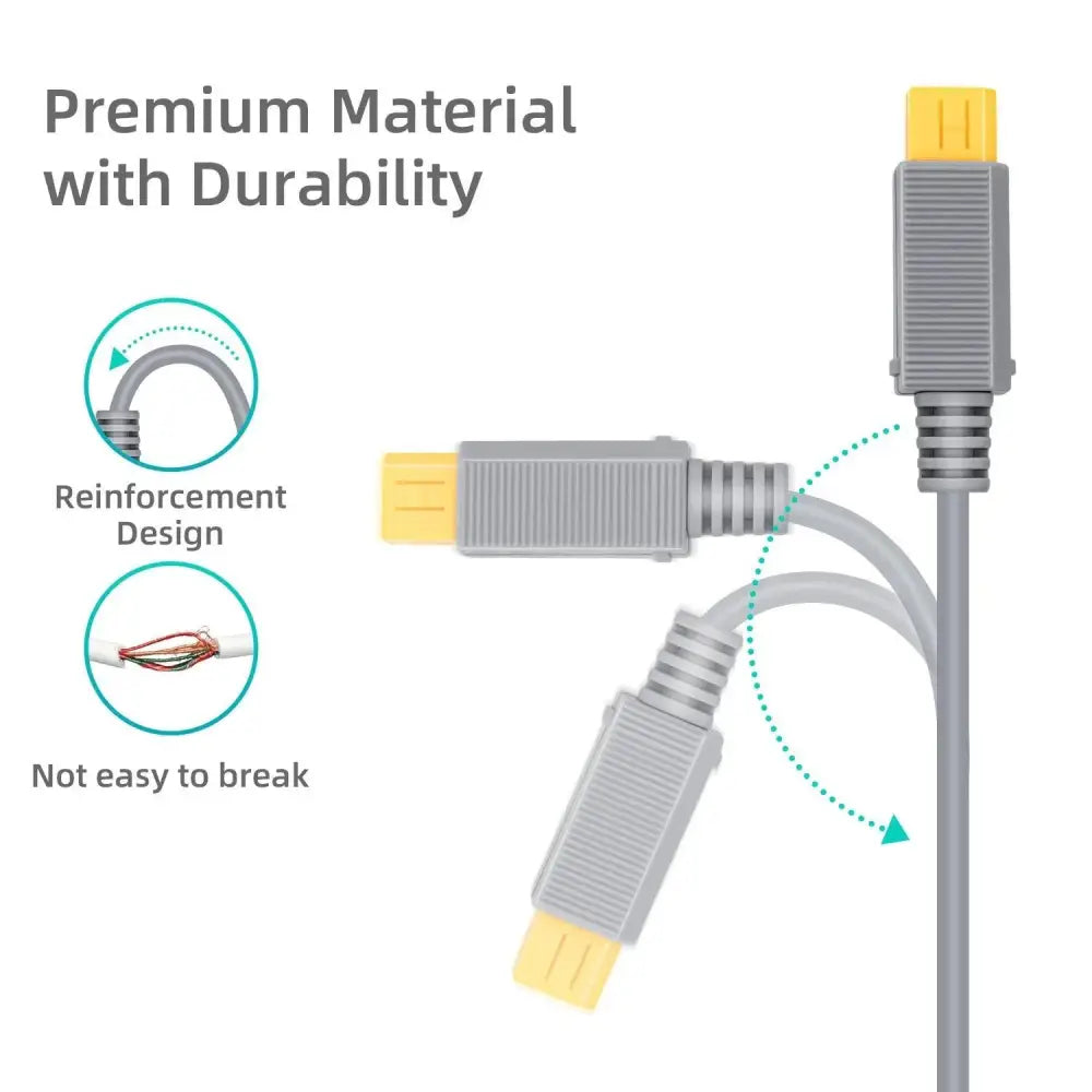 USB-C Strømkabel for Nintendo Wii U - RetroGaming.no