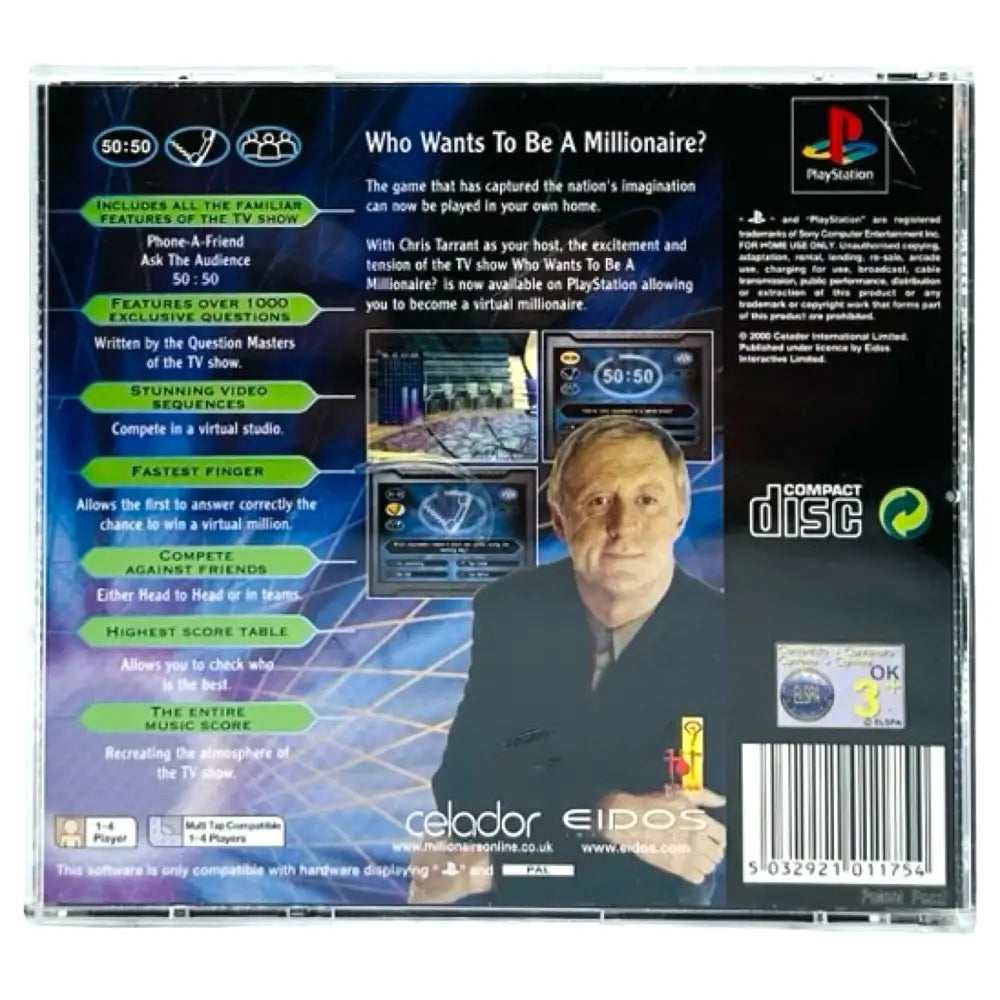 Who Wants To Be A Millionaire - PlayStation 1 (PS1) Spill