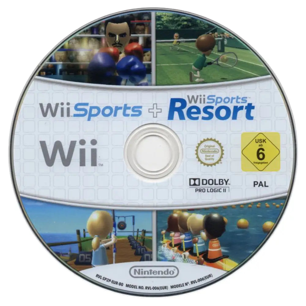 Wii Sports & Resort - Nintendo Spill - Kun Spill/Disk
