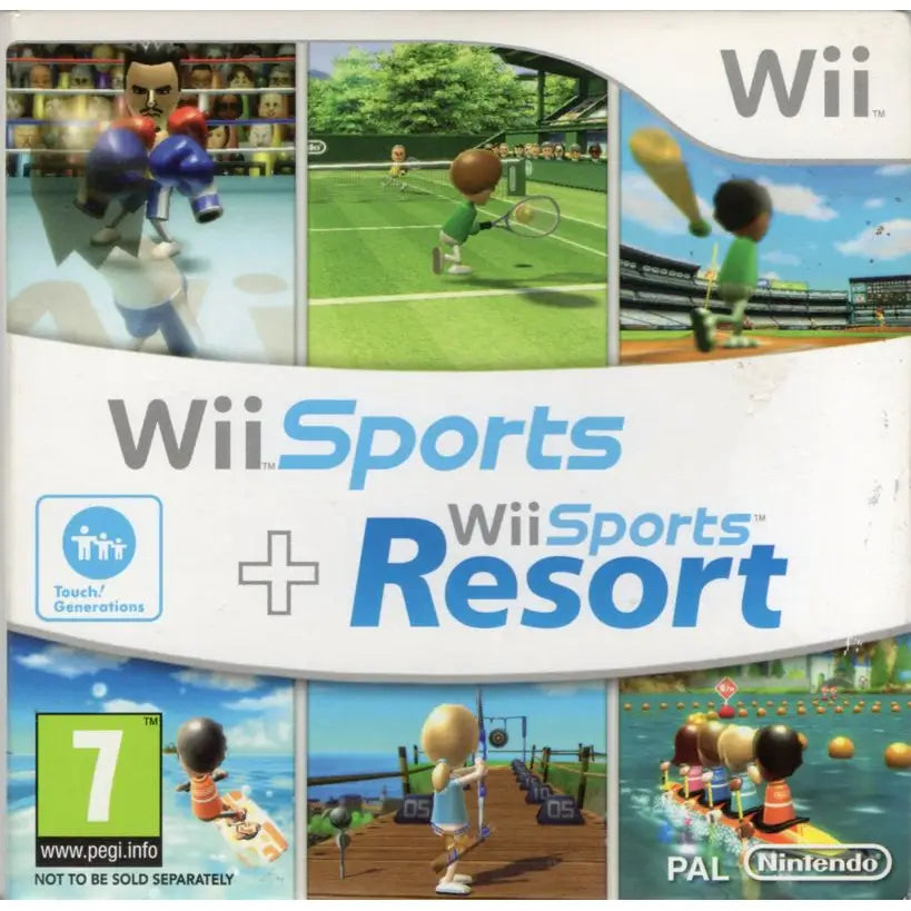 Wii Sports & Resort - Nintendo Spill - Spill/Disk i pappcover