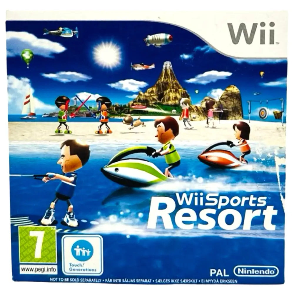 Wii Sports Resort - Nintendo Wii Spill - Spill/Disk i Pappcover - Spill