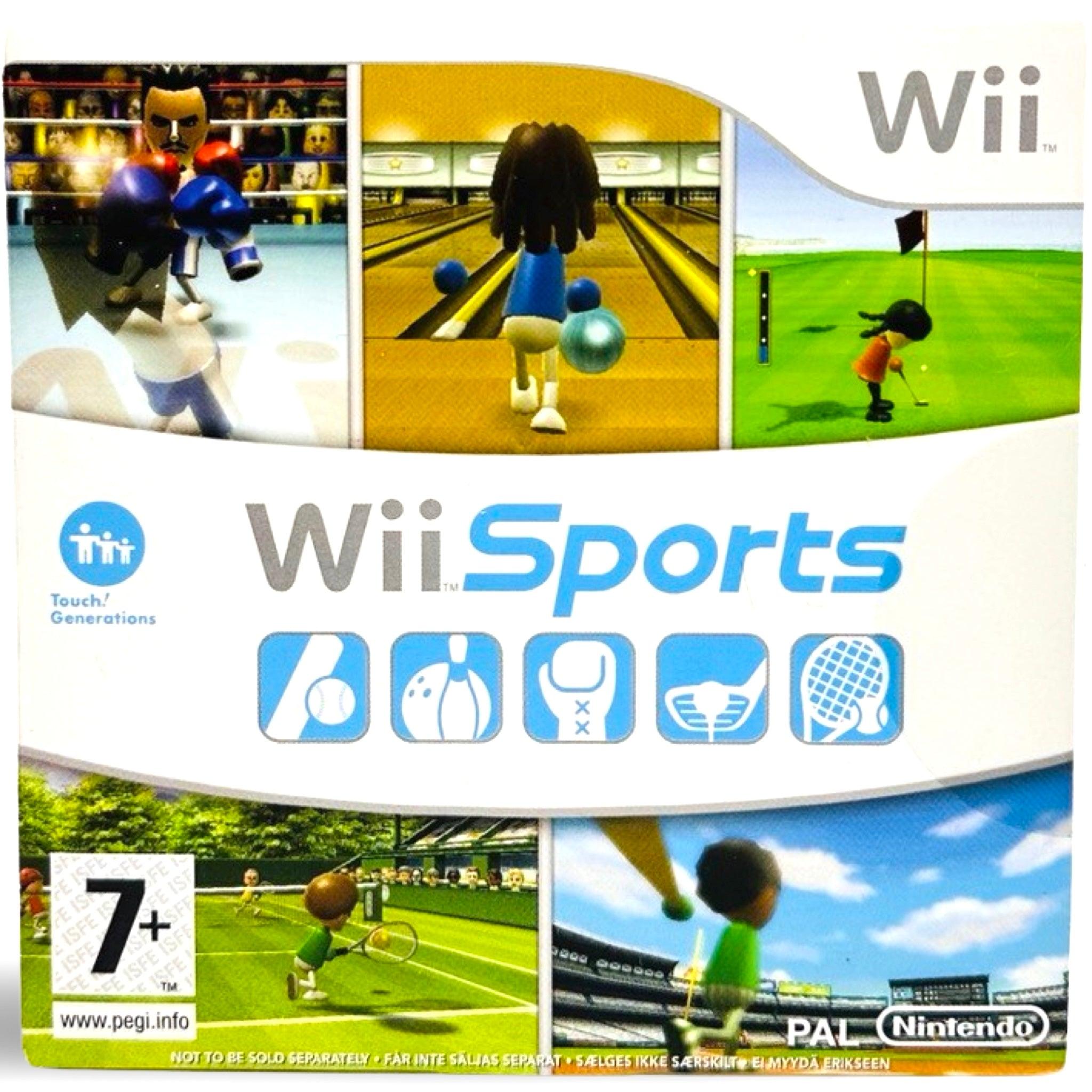 Wii: Wii Sports (i papp cover) - RetroGaming.no