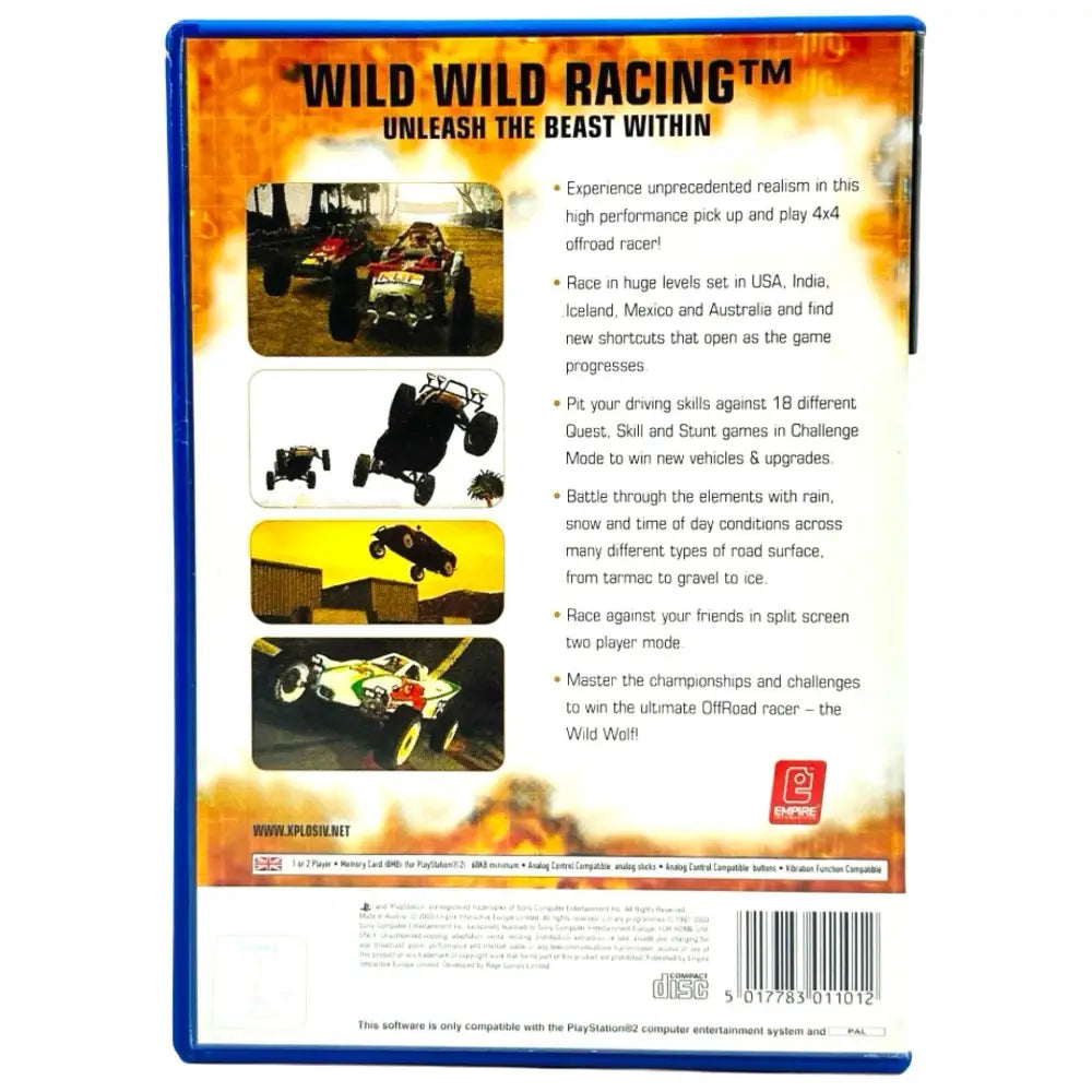 Wild Wild Racing - PlayStation 2 (PS2) Spill - Spill