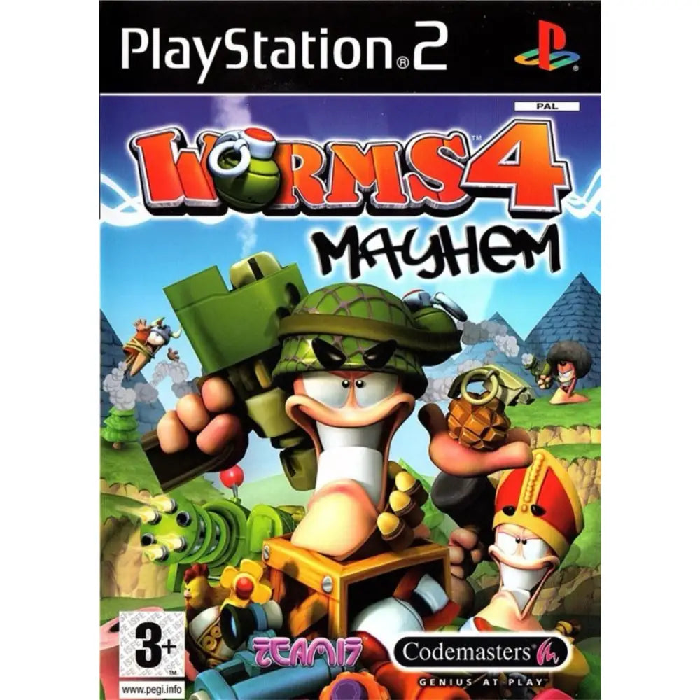 Worms 4: Mayhem - PlayStation 2 (PS2) Spill