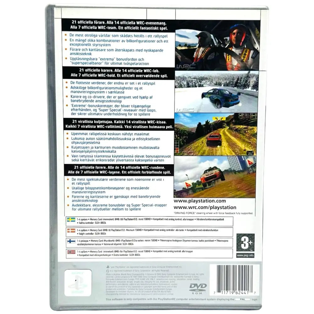 PS2: WRC: World Rally Championship II Extreme - RetroGaming.no