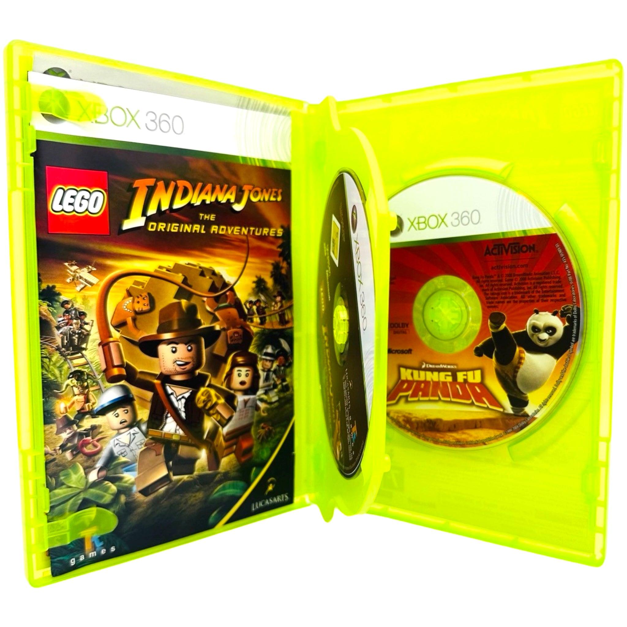 Xbox 360: LEGO Indiana Jones: The Original Adventures & Kung Fu Panda Bundle - RetroGaming.no
