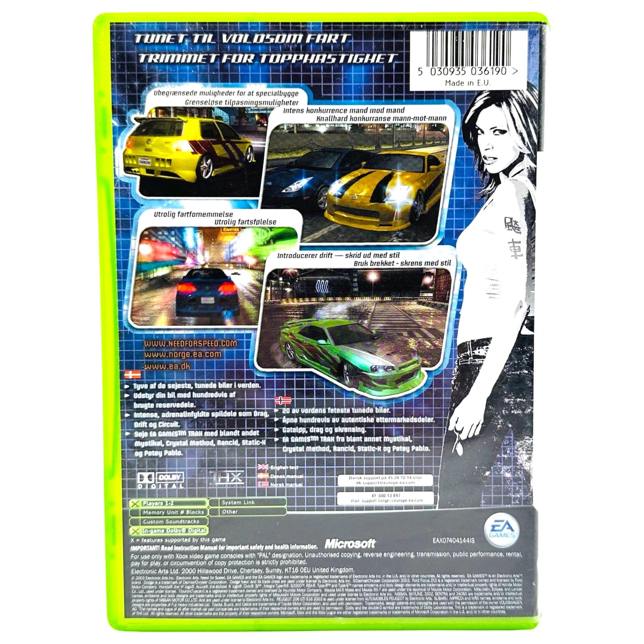 Xbox: Need For Speed Underground - RetroGaming.no